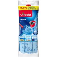 Recambio de fregona suave rosca standard VILEDA, pack 1 ud Recambio de fregona suave rosca standard VILEDA, pack 1 ud