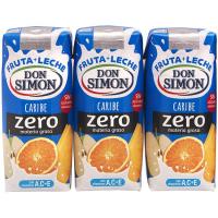 Lactozumo funciona sabor Carib DON SIMON, pack 3x330 ml