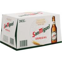 Cerveza SAN MIGUEL, pack botellín 24x25 cl Cerveza SAN MIGUEL, pack botellín 24x25 cl