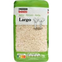 Arròs llarg EROSKI BASIC, paquet 1 kg