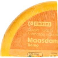Queso Maasdam EROSKI, al corte, compra mínima 250 g Queso Maasdam EROSKI, al corte, compra mínima 250 g