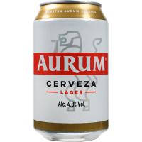 Cerveza AURUM, lata 33 cl Cerveza AURUM, lata 33 cl