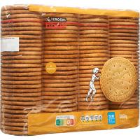 Galleta dorada redonda EROSKI BASIC, pack 4x200 g
