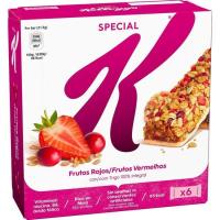 Barretes de fruites vermelles KELLOGG`S Special K, 6 u., caixa 129 g Barretes de fruites vermelles KELLOGG`S Special K, 6 u., caixa 129 g