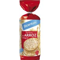 Tortitas de arroz integral BICENTURY, paquete 130 g Tortitas de arroz integral BICENTURY, paquete 130 g