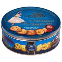 Galeta de mantega Danish Cookies P.S.BLUE, lata 454 g