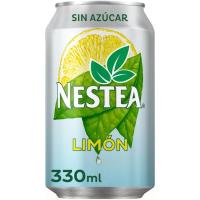 Refresco de té al limón sin azúcar NESTEA, lata 33 cl Refresco de té al limón sin azúcar NESTEA, lata 33 cl
