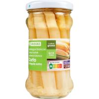 Espàrrec curt gruixut EROSKI, flascó 110 g Espàrrec curt gruixut EROSKI, flascó 110 g