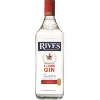 Ginebra RIVES, botella 1 litro Ginebra RIVES, botella 1 litro