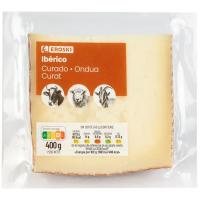 Queso Ibérico curado EROSKI, cuña 400 g Queso Ibérico curado EROSKI, cuña 400 g