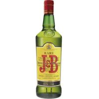 Whisky escocés JB, botella 1 litro Whisky escocés JB, botella 1 litro