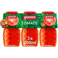Zumo de tomate GRANINI, pack 3x20 cl Zumo de tomate GRANINI, pack 3x20 cl