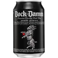 Cerveza negra BOCK DAMM , lata 33 cl Cerveza negra BOCK DAMM , lata 33 cl