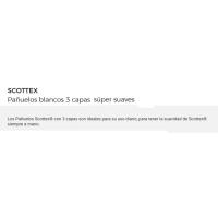 Pañuelos de papel SCOTTEX, paquete 12 uds