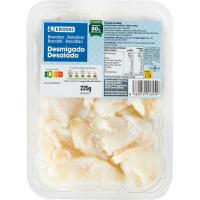 Bacallà dessalat esqueixat EROSKI, safata 225 g Bacallà dessalat esqueixat EROSKI, safata 225 g