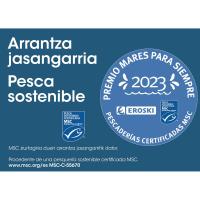 Bacallà dessalat esqueixat EROSKI, safata 225 g