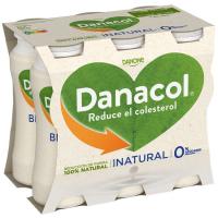 Danacol para beber natural DANONE, pack 6x100 ml Danacol para beber natural DANONE, pack 6x100 ml