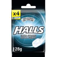 Caramel extrafort sense sucre HALLS, pack 4x32 g Caramel extrafort sense sucre HALLS, pack 4x32 g