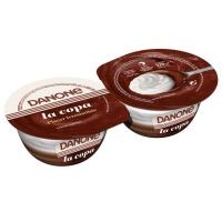 Copa de chocolate-nata DANONE, pack 2x110 g Copa de chocolate-nata DANONE, pack 2x110 g