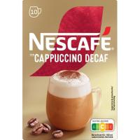 Café cappuccino descafeinado NESCAFÉ Gold, caja 10 sobres Café cappuccino descafeinado NESCAFÉ Gold, caja 10 sobres