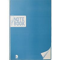 Quadern espiral foli tapa plàstic amb quadre de 4x4 EROSKI, 80 fulles 60g Quadern espiral foli tapa plàstic amb quadre de 4x4 EROSKI, 80 fulles 60g