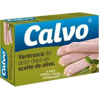Ventresca de atún en aceite de oliva CALVO, lata 115 g Ventresca de atún en aceite de oliva CALVO, lata 115 g