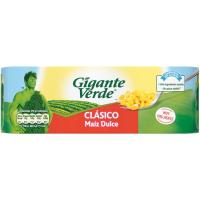 Maíz dulce GIGANTE VERDE, pack 3x140 g Maíz dulce GIGANTE VERDE, pack 3x140 g