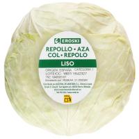 Repollo EROSKI, pieza al peso aprox. 2 kg Repollo EROSKI, pieza al peso aprox. 2 kg