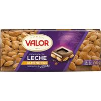 Xocolata amb llet-ametlles VALOR, tauleta 250 g Xocolata amb llet-ametlles VALOR, tauleta 250 g