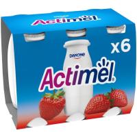 Actimel para beber sabor fresa DANONE, pack 6x100 ml Actimel para beber sabor fresa DANONE, pack 6x100 ml