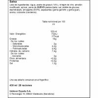 Salsa lleugera LIGERESA, boca avall 430 ml