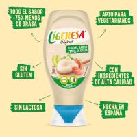 Salsa lleugera LIGERESA, boca avall 430 ml