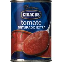 Tomate triturado CIDACOS, lata 400 g Tomate triturado CIDACOS, lata 400 g