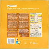 Pizza 5 quesos EROSKI, caja 345 g