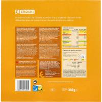 Pizza 5 quesos EROSKI, caja 345 g