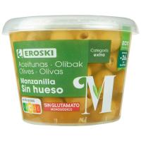 Olives camamilla sense os EROSKI, flascó 250 g Olives camamilla sense os EROSKI, flascó 250 g
