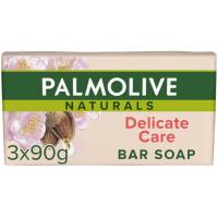 Sabó pastilla amb llet d'ametlles PALMOLIVE, pack 3 x 90 g