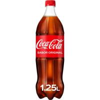 Refresco de cola COCA COLA, botella 1,25 litros Refresco de cola COCA COLA, botella 1,25 litros