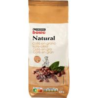 Café en grano natural EROSKI BASIC, paquete 500 g