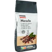 Café en grano mezcla EROSKI BASIC, paquete 500 g