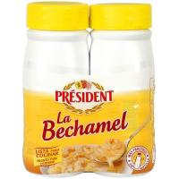 Salsa beixamel PRESIDENT, pack 2x250 ml Salsa beixamel PRESIDENT, pack 2x250 ml