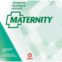 Compresa postparto de celulosa MATERNITY, paquete 25 unid. Compresa postparto de celulosa MATERNITY, paquete 25 unid.