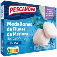 Medallones de merluza PESCANOVA, caja 400 g Medallones de merluza PESCANOVA, caja 400 g