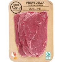 Bistec 1ªB ternera Provedella EROSKI NATUR, bandeja aprox 475 g Bistec 1ªB ternera Provedella EROSKI NATUR, bandeja aprox 475 g