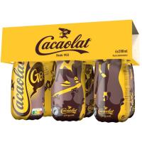 Batut de cacau CACAOLAT, pack botellín 6x200 ml