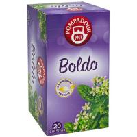 Hojas de boldo POMPADOUR, caja 20 sobres Hojas de boldo POMPADOUR, caja 20 sobres