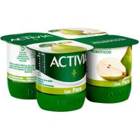 Activia con pera DANONE, pack 4x120 g Activia con pera DANONE, pack 4x120 g
