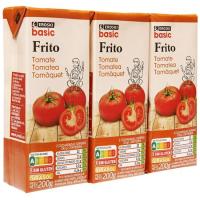 Tomate frito EROSKI BASIC, pack 3x200 g