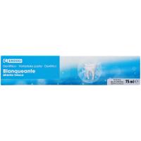 Dentífrico blanqueante aliento fresco EROSKI, tubo 75 ml Dentífrico blanqueante aliento fresco EROSKI, tubo 75 ml