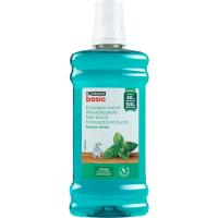 Enjuague bucal frescor verde EROSKI BASIC, botella 500 ml Enjuague bucal frescor verde EROSKI BASIC, botella 500 ml